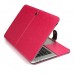 MacBook Air 13.3" A1369 A1466 - Smart Holster PU Leather Case Cover Bag Sleeve Protective Notebook Cover Case - Vintage Rose